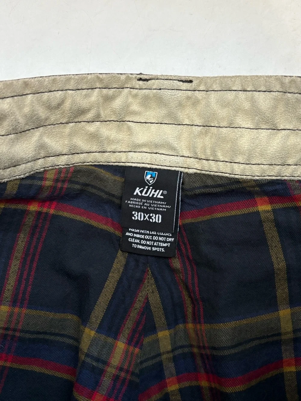 KUHL Hot Rydr Size 30 Dark Brown Green Outdoor Hiking Pants Granola‎ Gorpcore